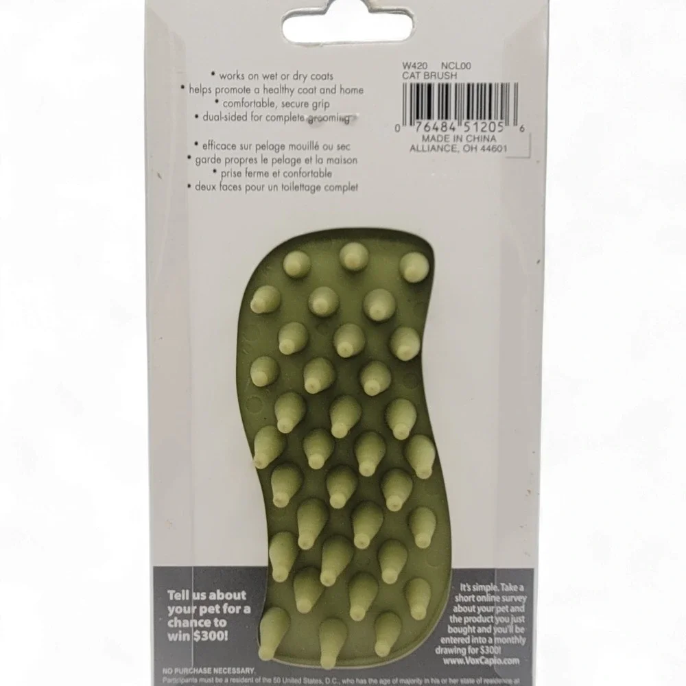 Safari® Cat Soft Tip Massager by‎ Coastal – Gentle Dual-Sided Grooming Tool